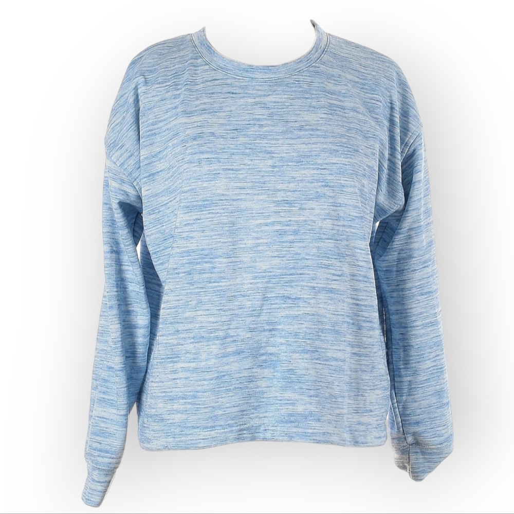 J. Crew Factory Womens Large Blue Crewneck Sweatshirt